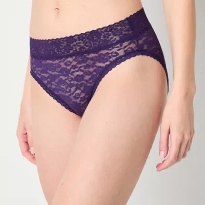 Ambrielle Everyday Lace High Cut Panty