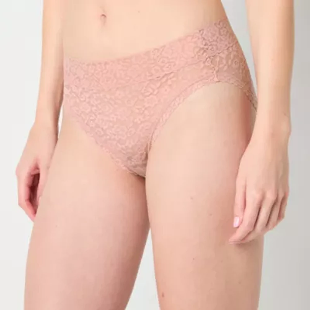 Ambrielle Everyday Lace High Cut Panty