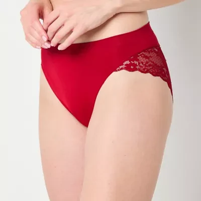 Ambrielle Seamless  Lace High Cut Panty 12p050