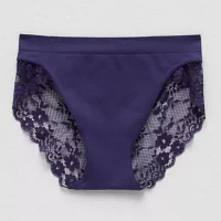 Ambrielle Seamless  Lace High Cut Panty 12p050