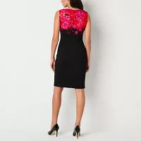 Danny & Nicole Womens Floral Jacket Dress