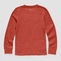 Thereabouts Little & Big Boys Crew Neck Long Sleeve Thermal Top