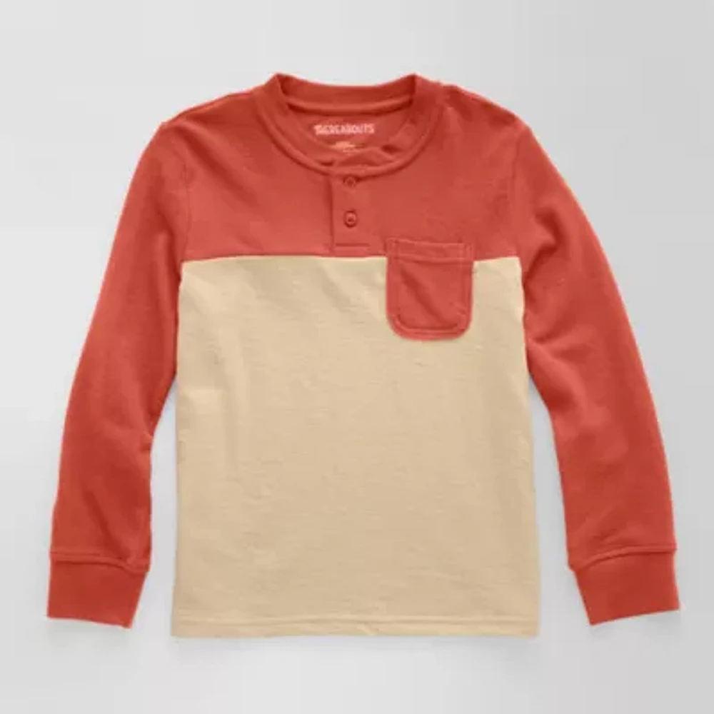 Thereabouts Little & Big Boys Long Sleeve Henley Shirt