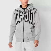 Tapout Mens Long Sleeve Zipper Hoodie