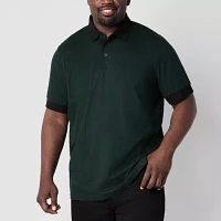 Shaquille O'Neal XLG Big and Tall Mens Regular Fit Short Sleeve Polo Shirt