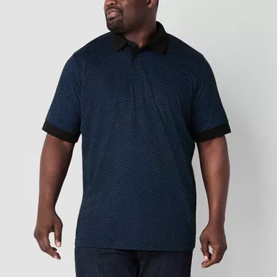 Shaquille O'Neal XLG Big and Tall Mens Regular Fit Short Sleeve Polo Shirt