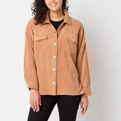 Forever 21 Cord Lightweight Womens Juniors Shirt Jacket