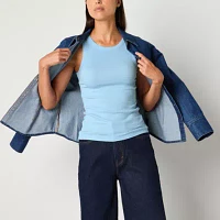 a.n.a Womens High Neck Sleeveless Tank Top