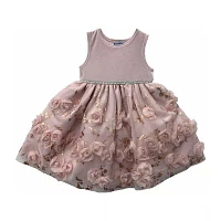 Blueberi Boulevard Baby Girls Sleeveless 2-pc. Dress Set