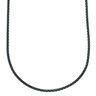 Stainless Steel 24 Inch Solid Link Chain Necklace