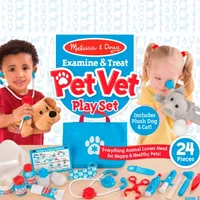 Melissa & Doug Examine & Treat Pet Vet Play Set