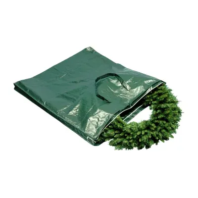 National Tree Co. Wreath And Garland With Handles And Zippers Wreath Storage Bags