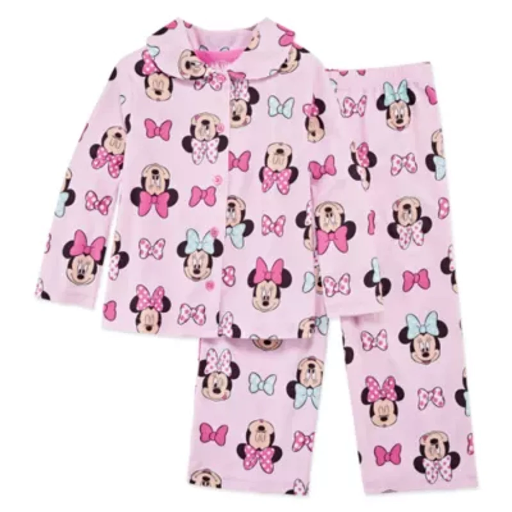 Disney Collection Toddler Girls 2-pc. Pant Pajama Set