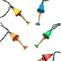 Kurt Adler Ul 10-Light A Christmas Story™ Colorful Leg Lamp Constant String Lights