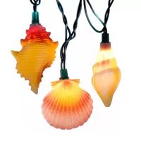 Kurt Adler 10-Light Conch And Shells String Lights