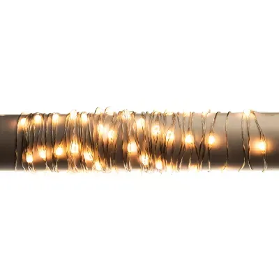 Kurt Adler -Light Warm Led Rice Constant String Lights