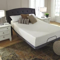 Signature Design by Ashley Chime 12" Plush Memory Foam Mattress a Box