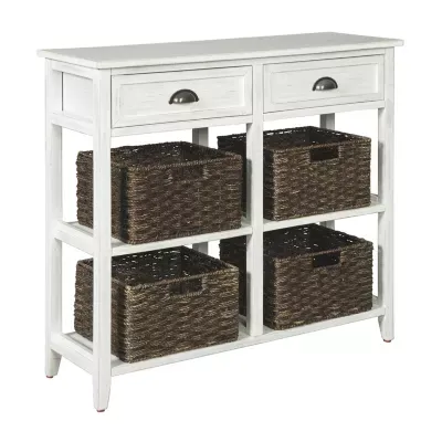 Signature Design by Ashley® Osvaldo 2-Drawer Storage Console Table