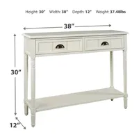 Signature Design by Ashley® Gerda 2-Drawer Storage Console Table