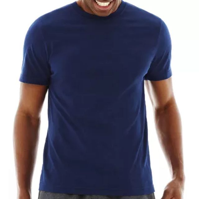 Xersion Xtreme Cotton Mens Crew Neck Short Sleeve T-Shirt