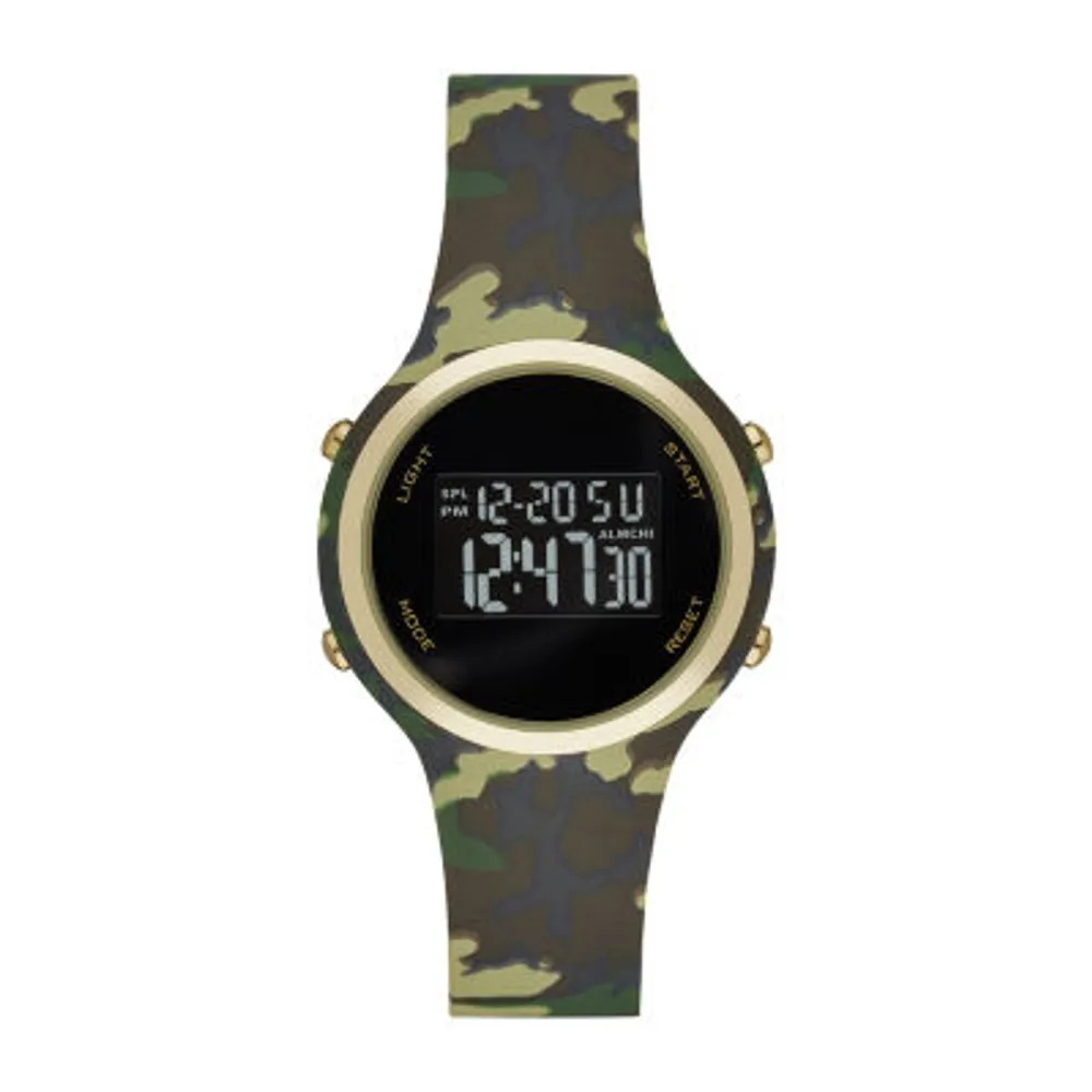 Opp Womens Digital Green Strap Watch Fmdjo169