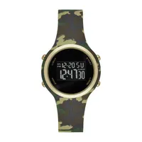 Opp Womens Digital Green Strap Watch Fmdjo169