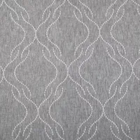 Regal Home Sterling Grommet Top Energy Saving Embroidered Blackout Curtain Panels