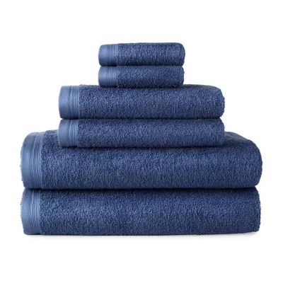 Home Expressions Solid & Stripe Bath Towel