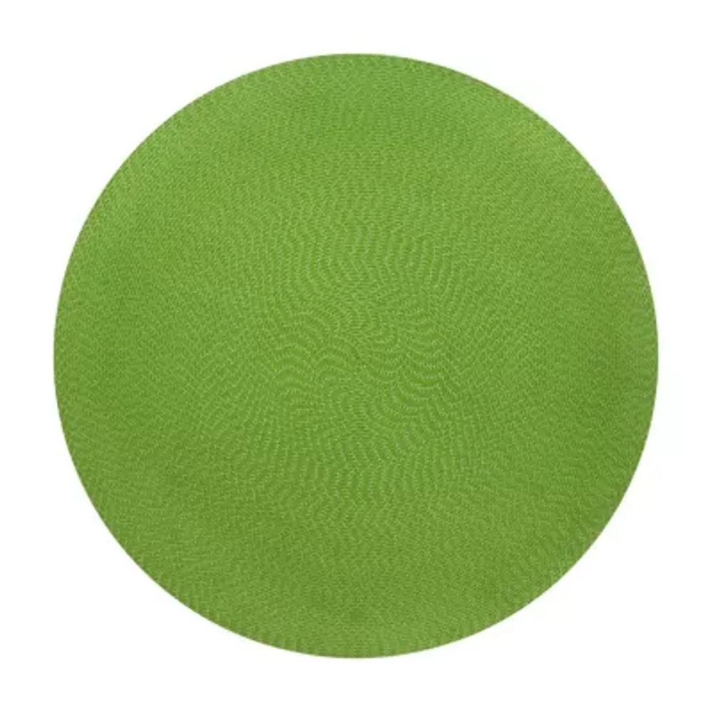 Better Trends Sunsplash Braided Reversible Indoor Outdoor Round Area Rug