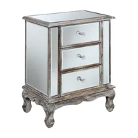 3-Drawer End Table