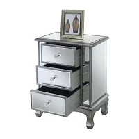 3-Drawer End Table