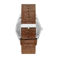 Opp Mens Brown Strap Watch Fmdjo226