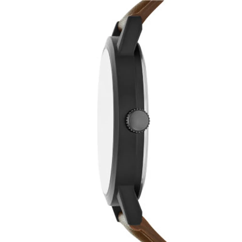 Mens Brown Strap Watch Fmdjo230