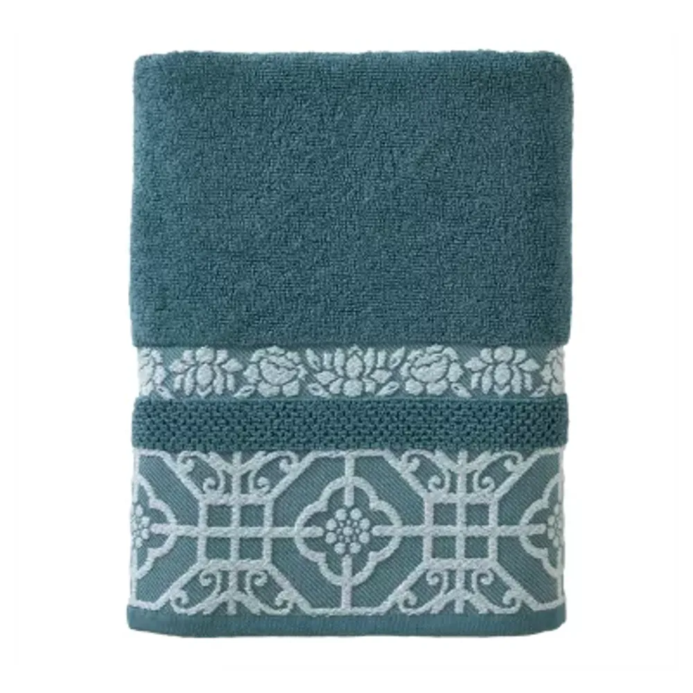 Saturday Knight Floral Lanterns Medallion Bath Towel