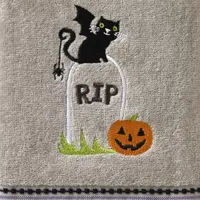 Saturday Knight Graveyard Cat 2-pc. Hand Towel