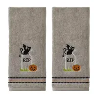 Saturday Knight Graveyard Cat 2-pc. Hand Towel