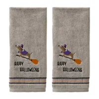 Saturday Knight Happy Halloweenie 2-pc. Hand Towel