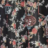 Saturday Knight Floral Lanterns Shower Curtain