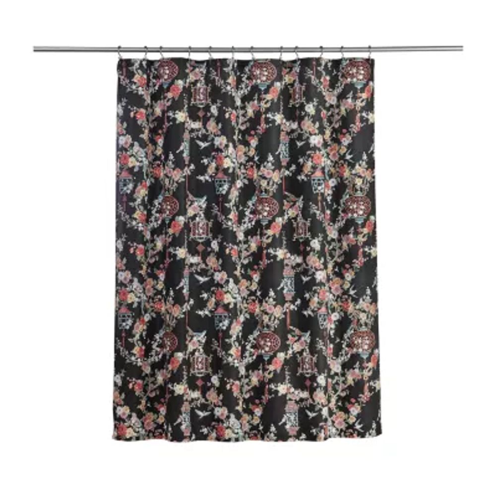 Saturday Knight Floral Lanterns Shower Curtain