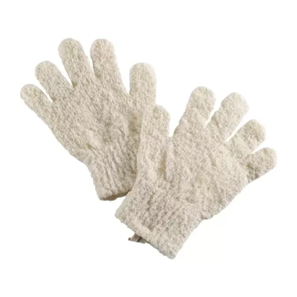 Earth Therapeutics Exfoliating Gloves Buff Skin Loofah Sponges