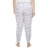 Jaclyn Womens Plus Pajama Pants