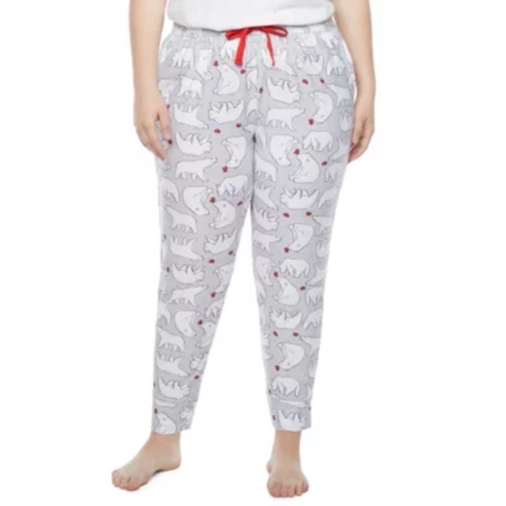 Jaclyn Womens Plus Pajama Pants