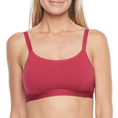 Ambrielle Organic Cotton Unlined Wirefree Comfort Bra