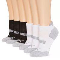 PUMA 6 Pair Low Cut Socks Womens