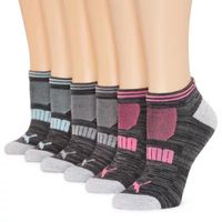 PUMA 6 Pair Low Cut Socks Womens