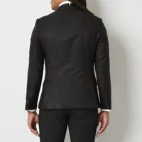 J. Ferrar Evening Edition Mens Stretch Fabric Slim Fit Tuxedo Jacket