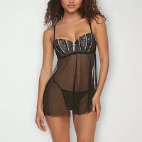 Jezebel Wish Mesh and Lace Babydoll - 999562