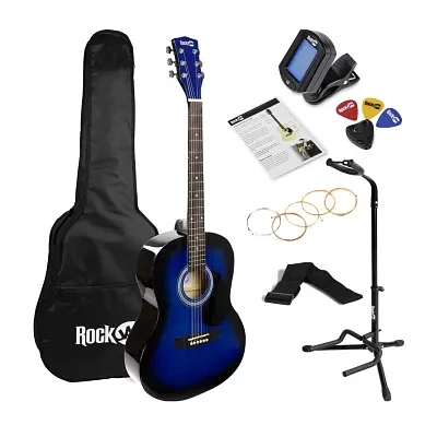 Rockjam Acoustic Guitar Kit With Carrying Case