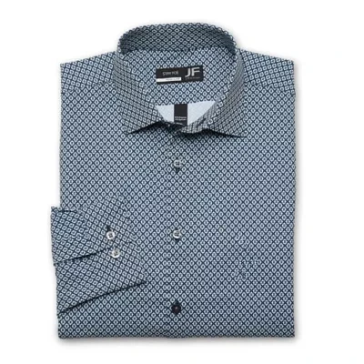 J. Ferrar Big and Tall Mens Regular Fit Easy Care Stretch Fabric Long Sleeve Dress Shirt