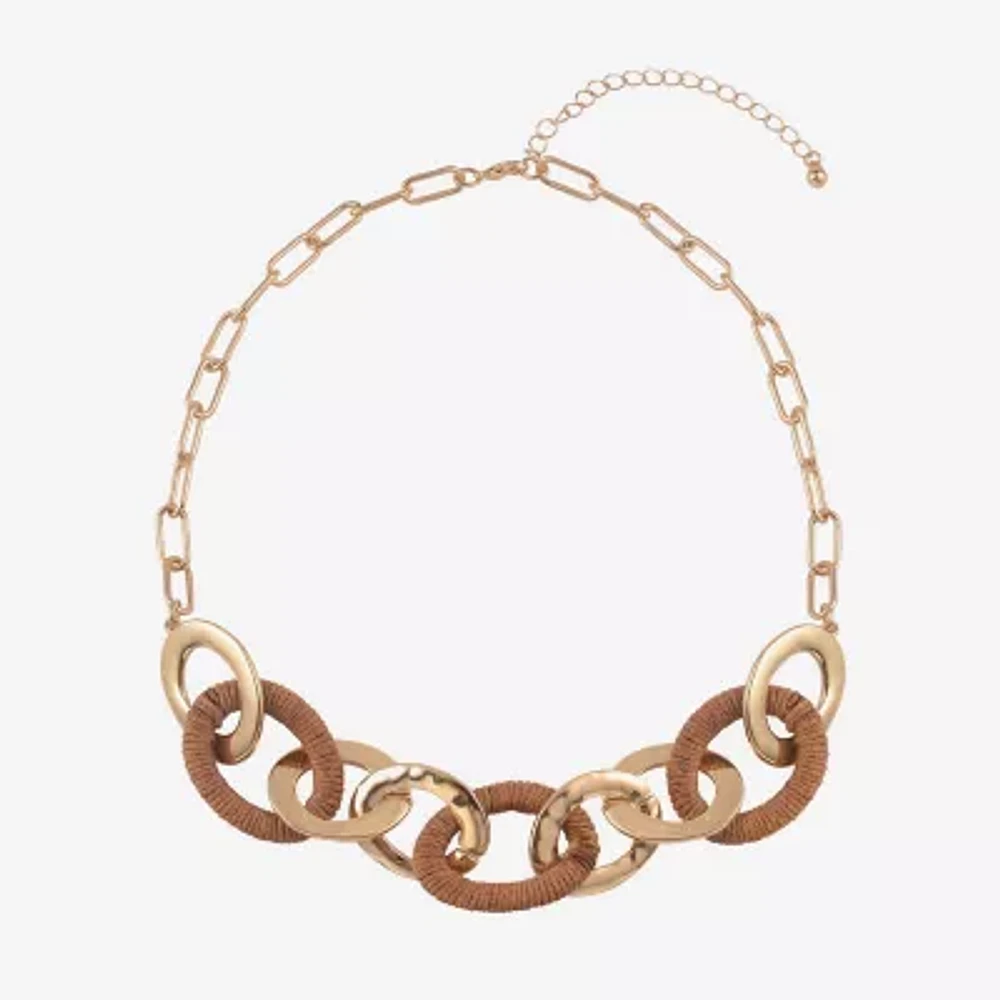 Mixit Gold Tone 18 Inch Link Necklace